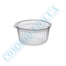 Clear plastic sauce bowl with lid 50ml (906) 100 pieces