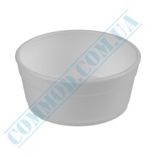 Супник пенополистирол 340мл белый 25 штук Супник пенополистирол 340мл белый 25 штук