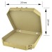Коробка для пиццы крафт 250x250x35мм 50 штук