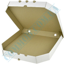 White pizza boxe 320x320x35mm 50 pieces