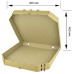 Коробка для пиццы крафт 400x400x40мм 50 штук