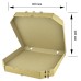 Коробка для пиццы крафт 300x300x35мм с рисунком 50 штук