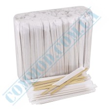 Wooden wrapped coffee stirrers 18cm in a bag 500 pieces