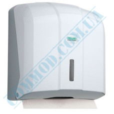 White v-fold tissue dispenser