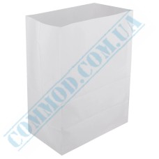 Rectangular bottom white paper bags 210x115x280mm (5519) 100 pieces