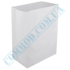 Rectangular bottom white paper bags 210x115x280mm (5519) 100 pieces