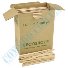 Wooden premium coffee stirrers 14cm in a box 800 pieces