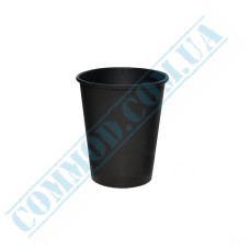 Black single wall paper cups 175ml 50 pieces