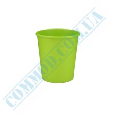 Green single wall paper cups 175ml 50 pieces