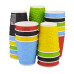 Embossed mix double wall paper cups 500ml 15 pieces