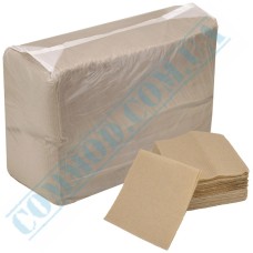 Kraft 1-ply paper napkins 30x30cm 200 pieces