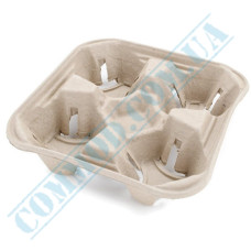 Подставка холдер для стаканов на 4 секции 35 штук