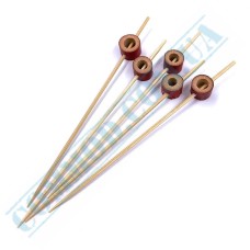 Wooden circle skewers 12cm 100 pieces