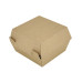 Hamburger kraft box 117x117x70mm 25 pieces