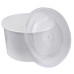 White soup bowl 470ml with lid 25 pieces