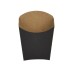 French fries black packaging 115x65x40mm 50 pieces