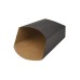 French fries black packaging 115x65x40mm 50 pieces