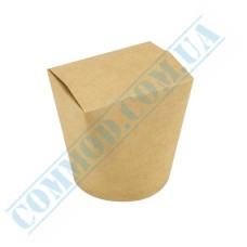 Kraft noodle wok box 500ml 25 pieces
