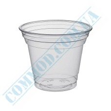 Clear plastic cup 200ml for dome lid 50 pieces