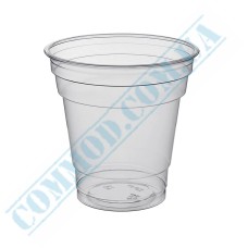 Clear plastic cup 300ml for dome lid 50 pieces