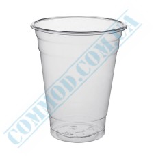 Clear plastic cup 400ml for dome lid 50 pieces