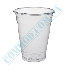 Clear plastic cup 400ml for dome lid 50 pieces