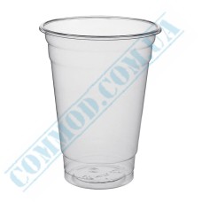 Clear plastic cup 500ml for dome lid 50 pieces