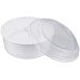 White salad bowl 750ml with lid 50 pieces