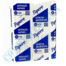 Papero white dispenser napkins 24x21cm 1-ply 150 pieces