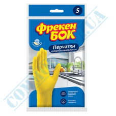 Перчатки хозяйственные желтые S Фрекен Бок
