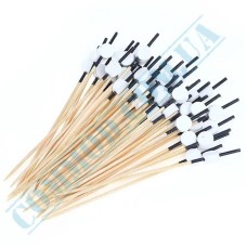 Шпажки деревянные 12см Круг белый 100 штук Шпажки деревянные 12см Круг белый 100 штук