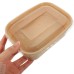 Kraft bowl 750ml with lid 50 pieces