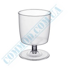 Бокалы для вина 190мл на прозрачной ножке 10 штук Бокалы для вина 190мл на прозрачной ножке 10 штук