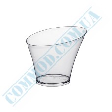 Cone clear dessert 70ml bowls 16 pieces