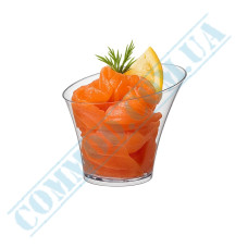 Glass-like Cone dessert bowl 70ml 16 pieces