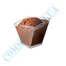 Креманка 130мл Трапеция стеклоподобная 20 штук