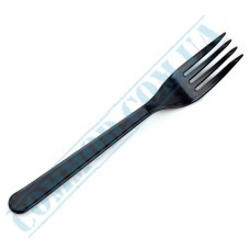 VIP plastic black forks 18cm 100 pieces