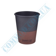 Graphite single wall paper cups 270ml 50 pieces