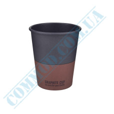 Graphite single wall paper cups 270ml 50 pieces