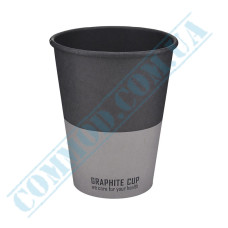 Graphite single wall paper cups 400ml 50 pieces