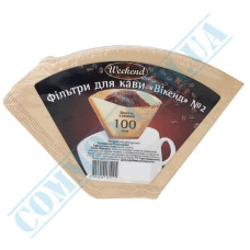 Coffee paper filter bags №2 100 pieces