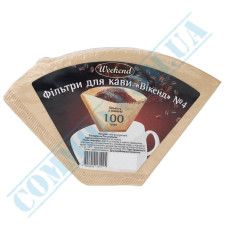 Coffee paper filter bags №4 100 pieces