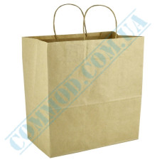 Kraft paper bags with handles 530x170x490mm (1653) 50 pieces