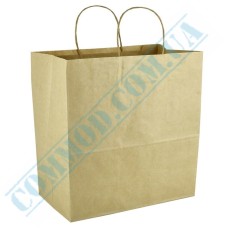 Kraft paper bags with handles 530x170x490mm (1653) 50 pieces
