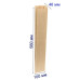 Kraft paper bags 560x100x40mm (918) 1000 pieces