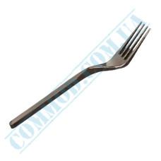 Вилка пластиковая 17см черная 100 штук