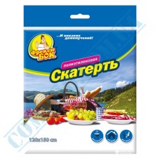 Скатерть полиэтиленовая 120x150см белая Фрекен Бок Скатерть полиэтиленовая 120x150см белая Фрекен Бок