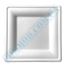 Huhtamaki sugarcane white plates 20x20cm 50 pieces