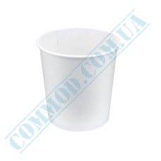 White paper soup bowl 450ml 50 pieces